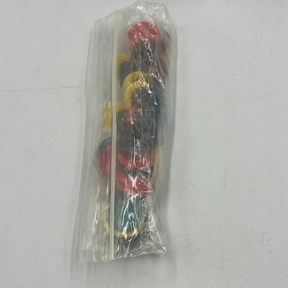 LCR Left Center Right Dice Game Blue Tube w Instructions Extra Multi-Color Chips